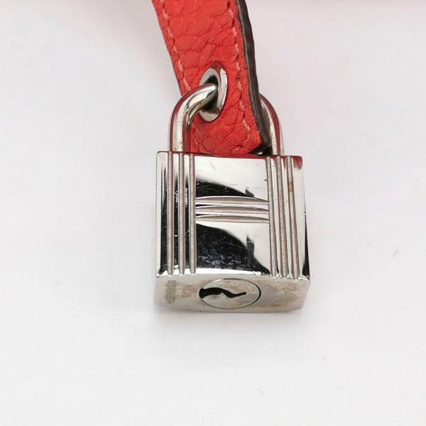 Hermes Picotin Leather Tote Red 22