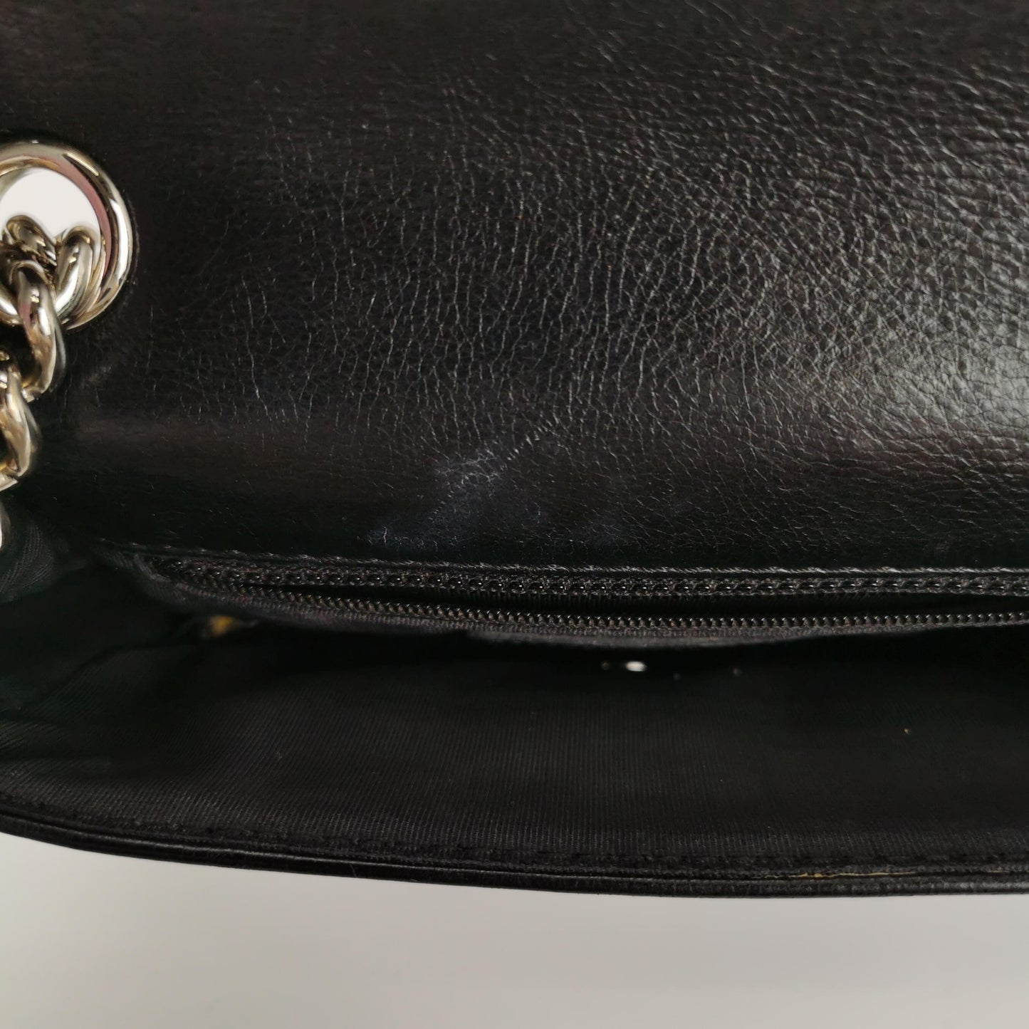 Chanel CC Chain Bag Calfskin Leather Black
