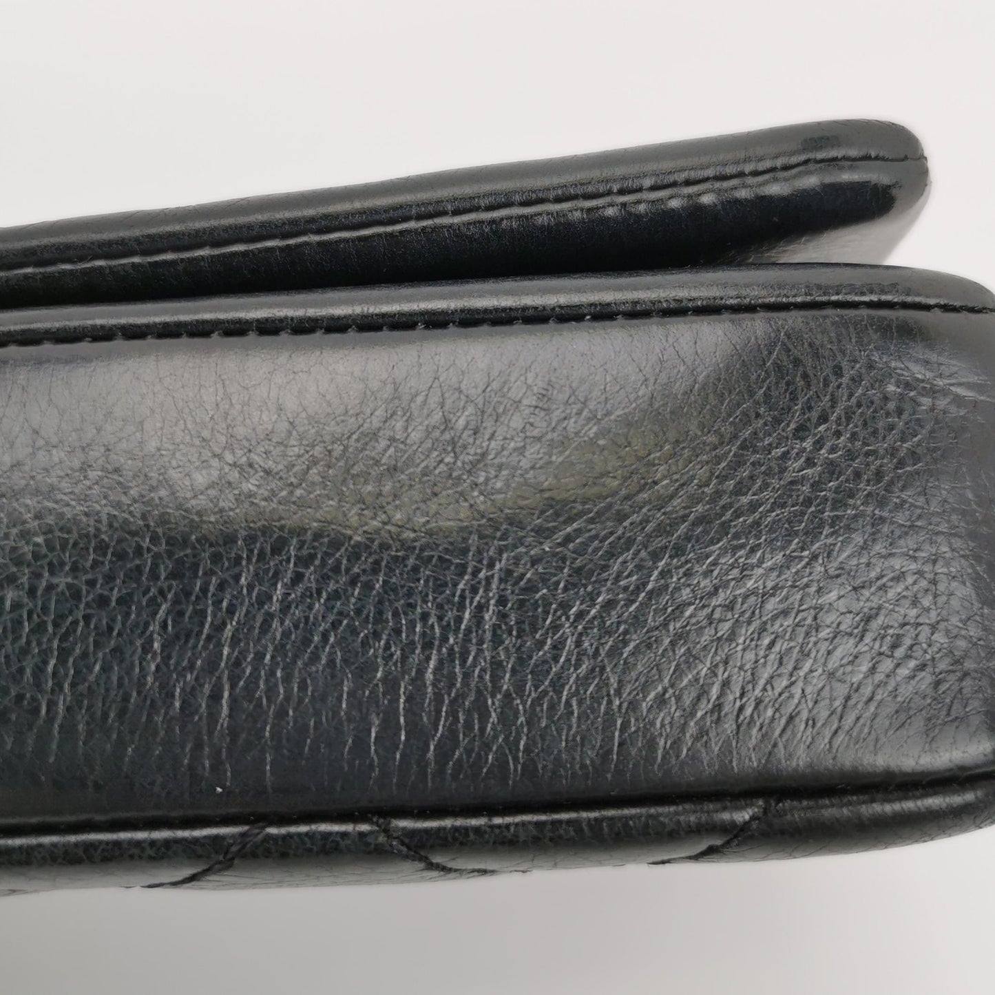 Chanel CC Chain Bag Calfskin Leather Black