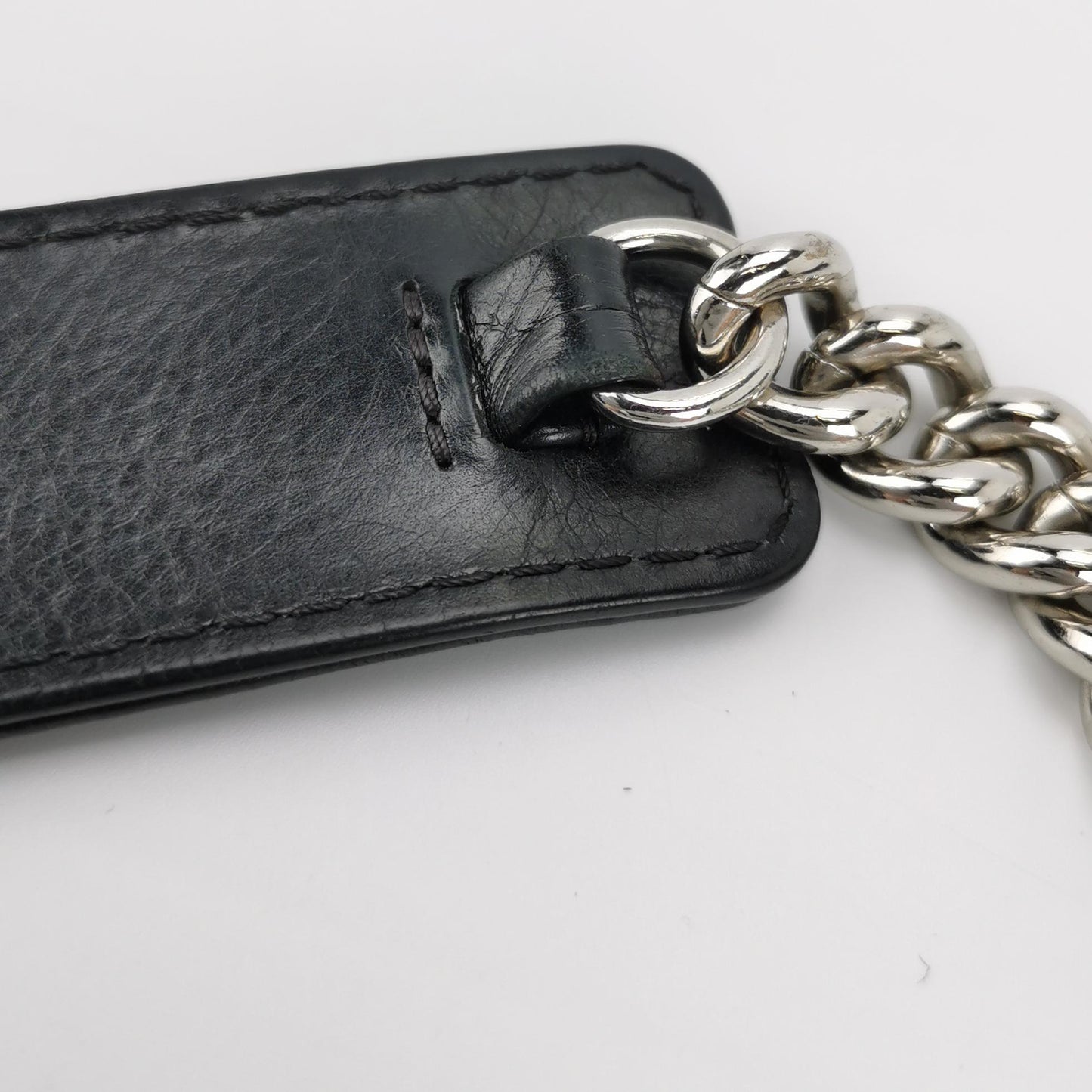 Chanel CC Chain Bag Calfskin Leather Black