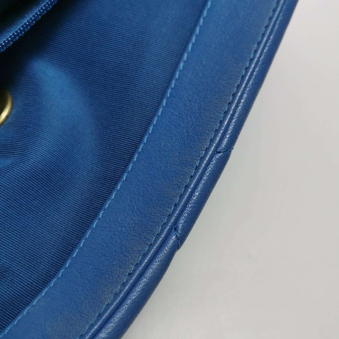 Chanel Blue Leather 19 Shoulder/Crossbody Bag Small