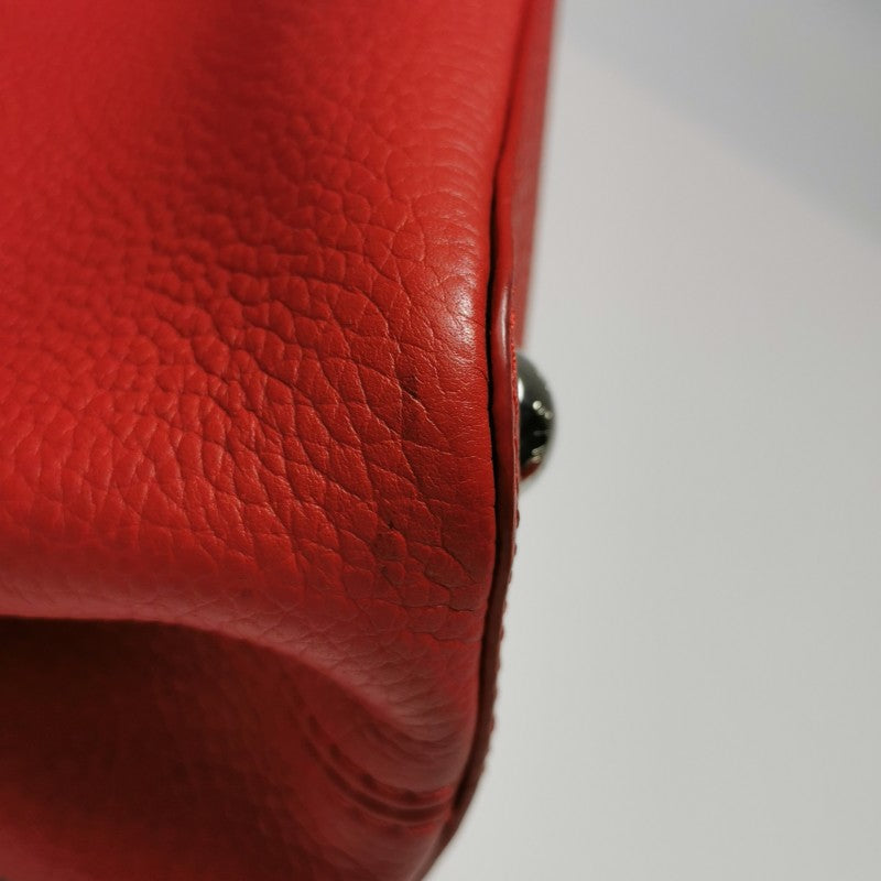 Louis Vuitton Capucines MM two-way bag Red Calfskin