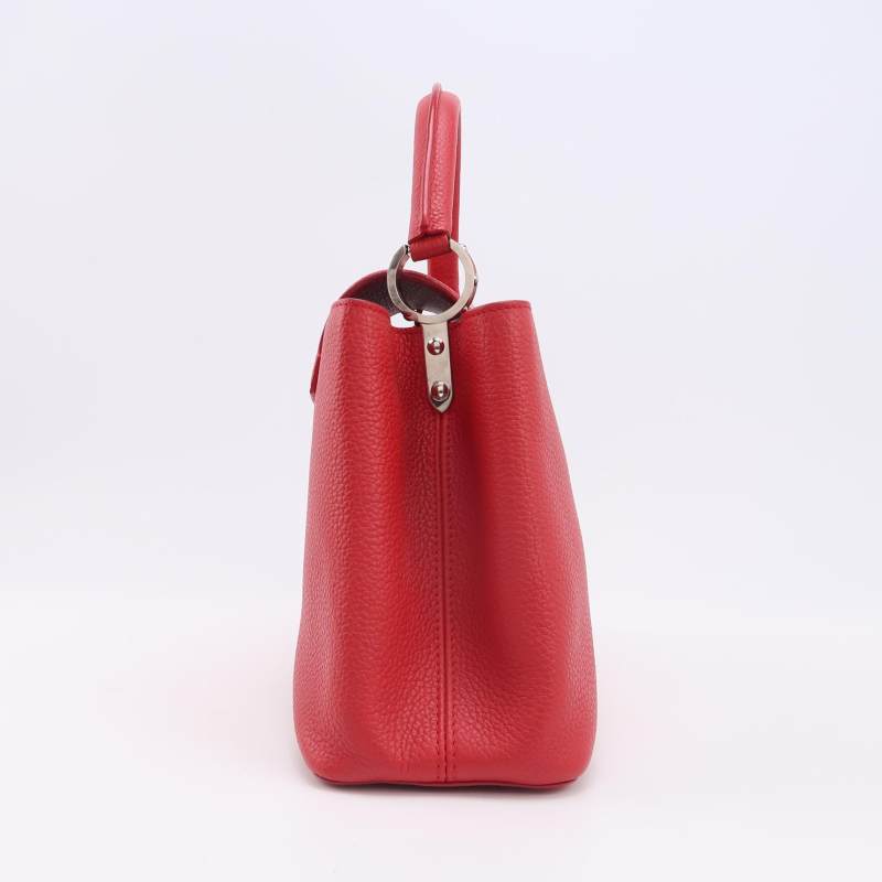 Louis Vuitton Capucines MM two-way bag Red Calfskin