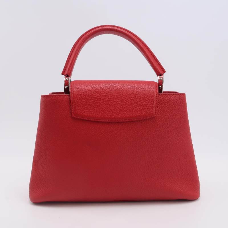 Louis Vuitton Capucines MM two-way bag Red Calfskin