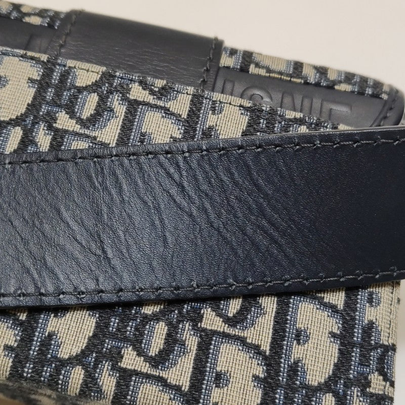 Dior Oblique 30 Montaigne Box Bag Blue