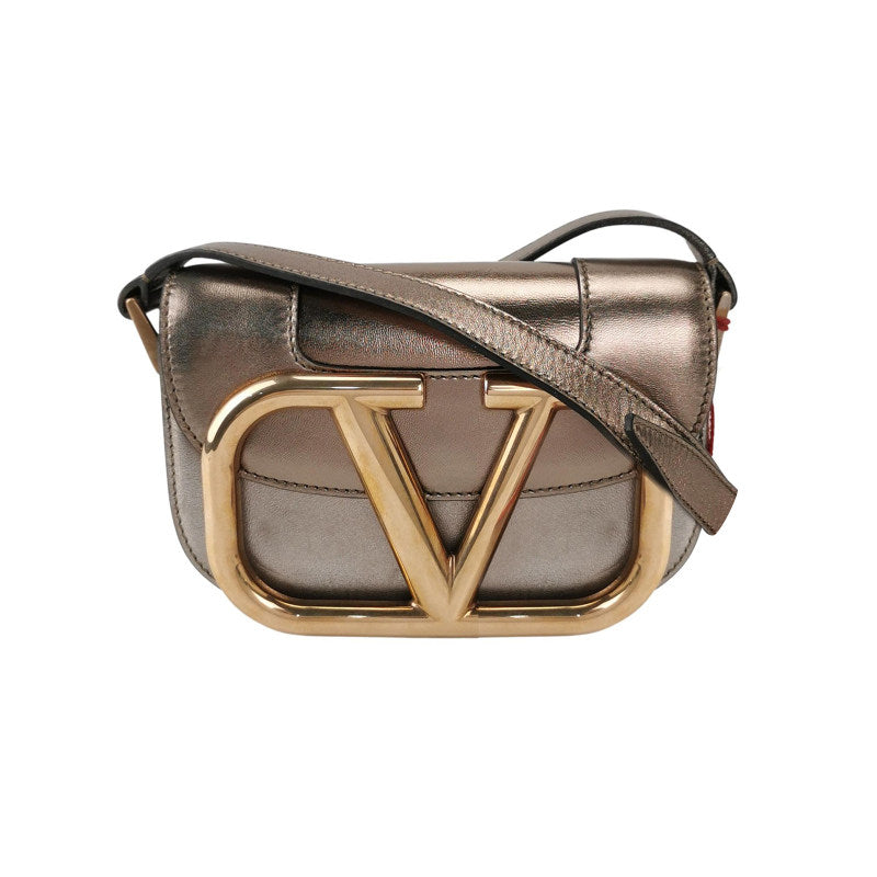 Valentino Supervee Leather Handbag