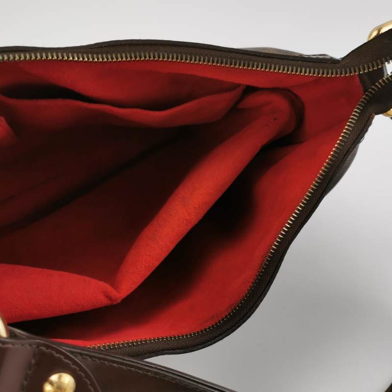 Louis Vuitton Shoulder Bag Damier canvas Brown Damier Highbury