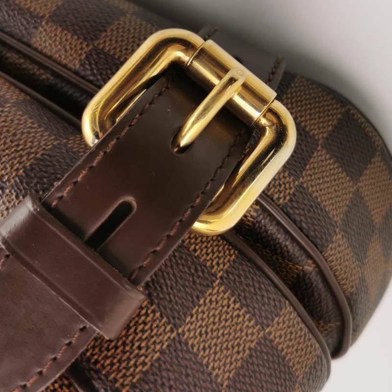 Louis Vuitton Shoulder Bag Damier canvas Brown Damier Highbury