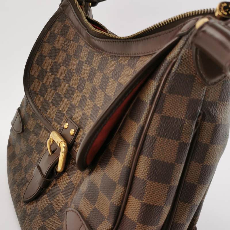 Louis Vuitton Shoulder Bag Damier canvas Brown Damier Highbury