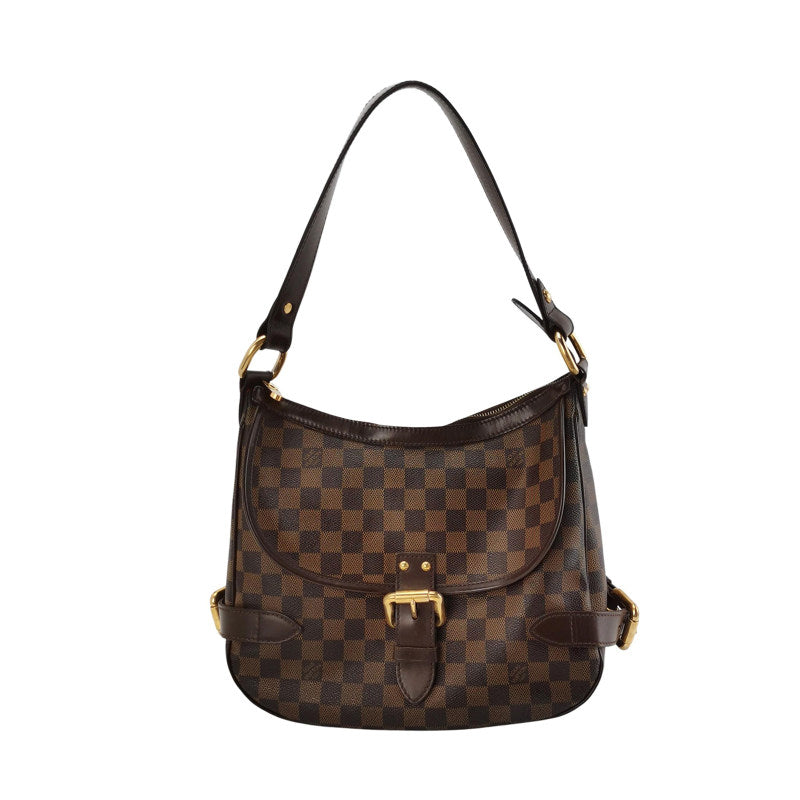 Louis Vuitton Shoulder Bag Damier canvas Brown Damier Highbury