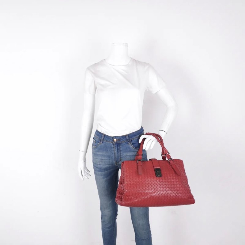Bottega Veneta Intrecciato Roma Large Bag