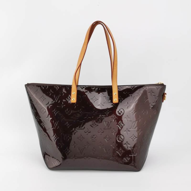 Louis Vuitton Vernis Bellevue Bag Patent Amarante