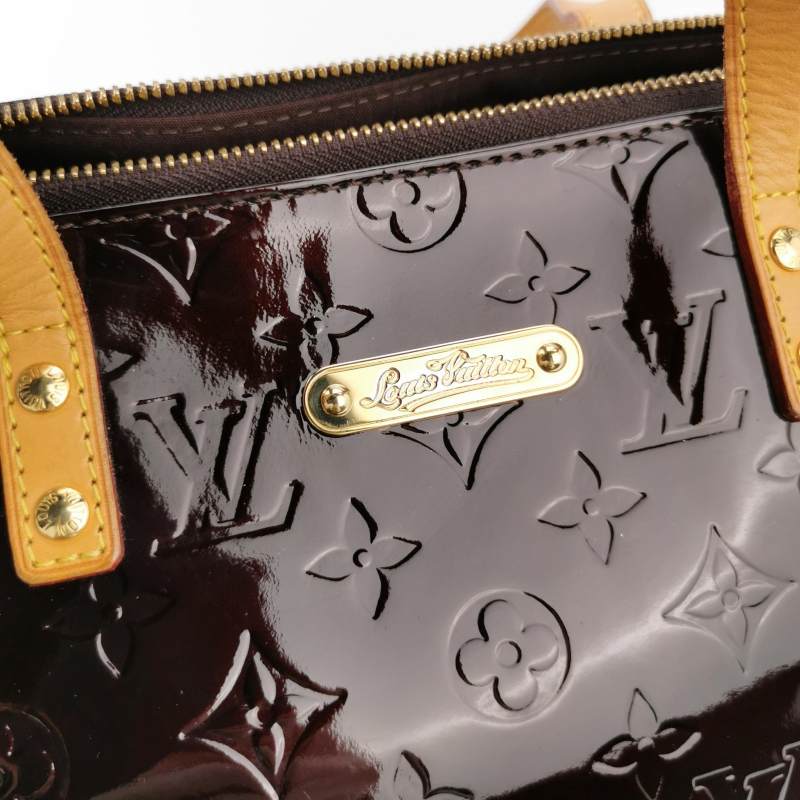 Louis Vuitton Vernis Bellevue Bag Patent Amarante