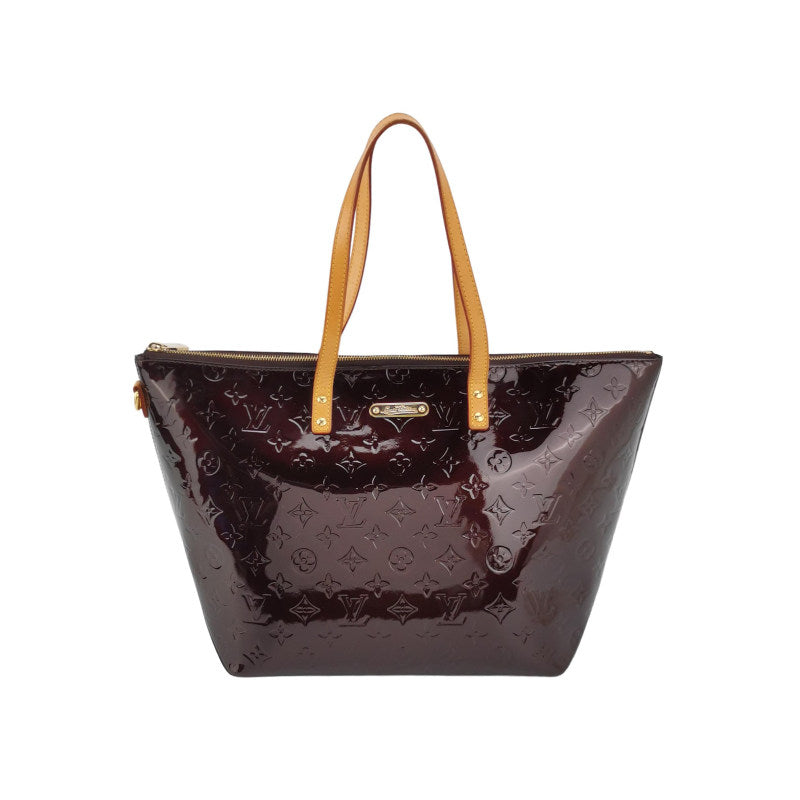Louis Vuitton Vernis Bellevue Bag Patent Amarante