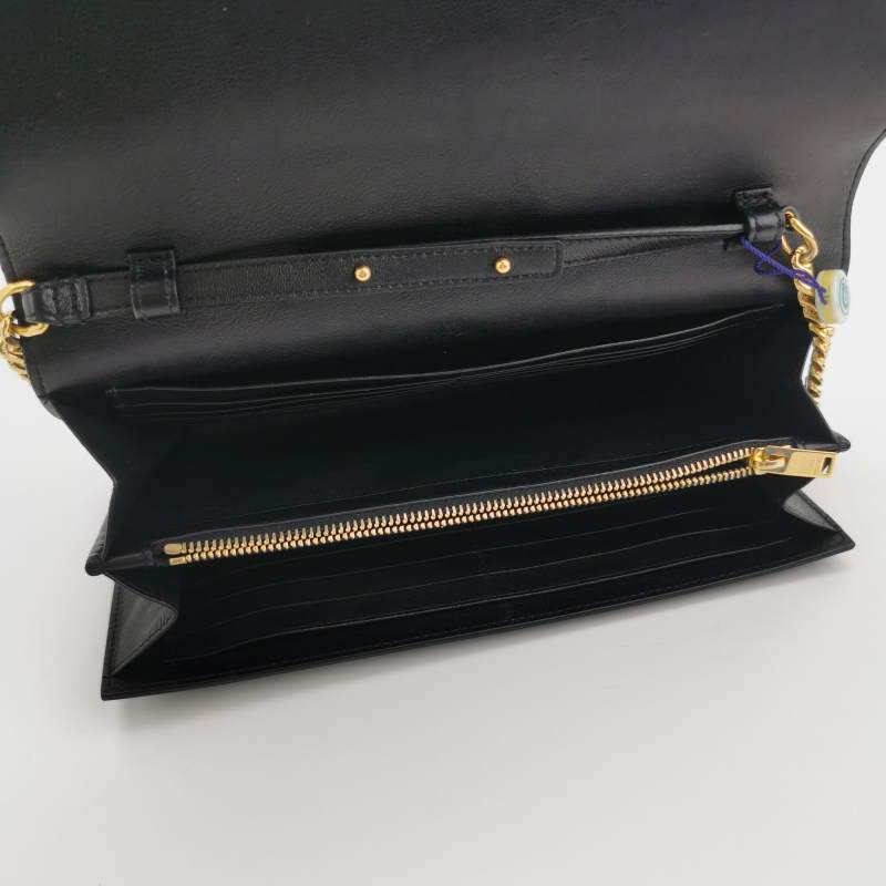 Saint Laurent Leather Crossbody Bag Stars and Moon