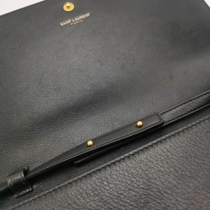 Saint Laurent Leather Crossbody Bag Stars and Moon