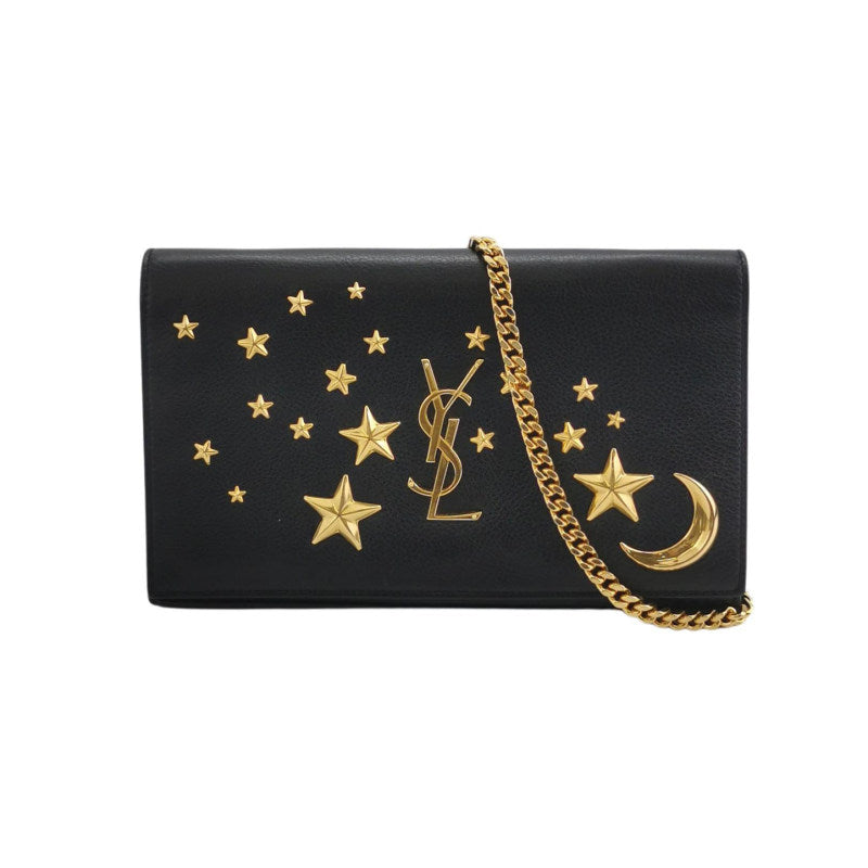 Saint Laurent Leather Crossbody Bag Stars and Moon