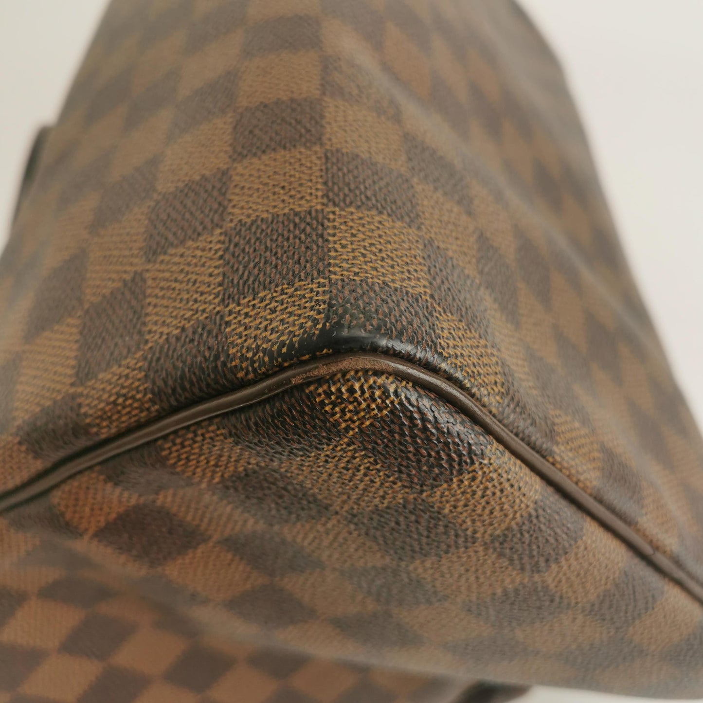 Louis Vuitton Damier Ebene Speedy 30 Satchel Handbag