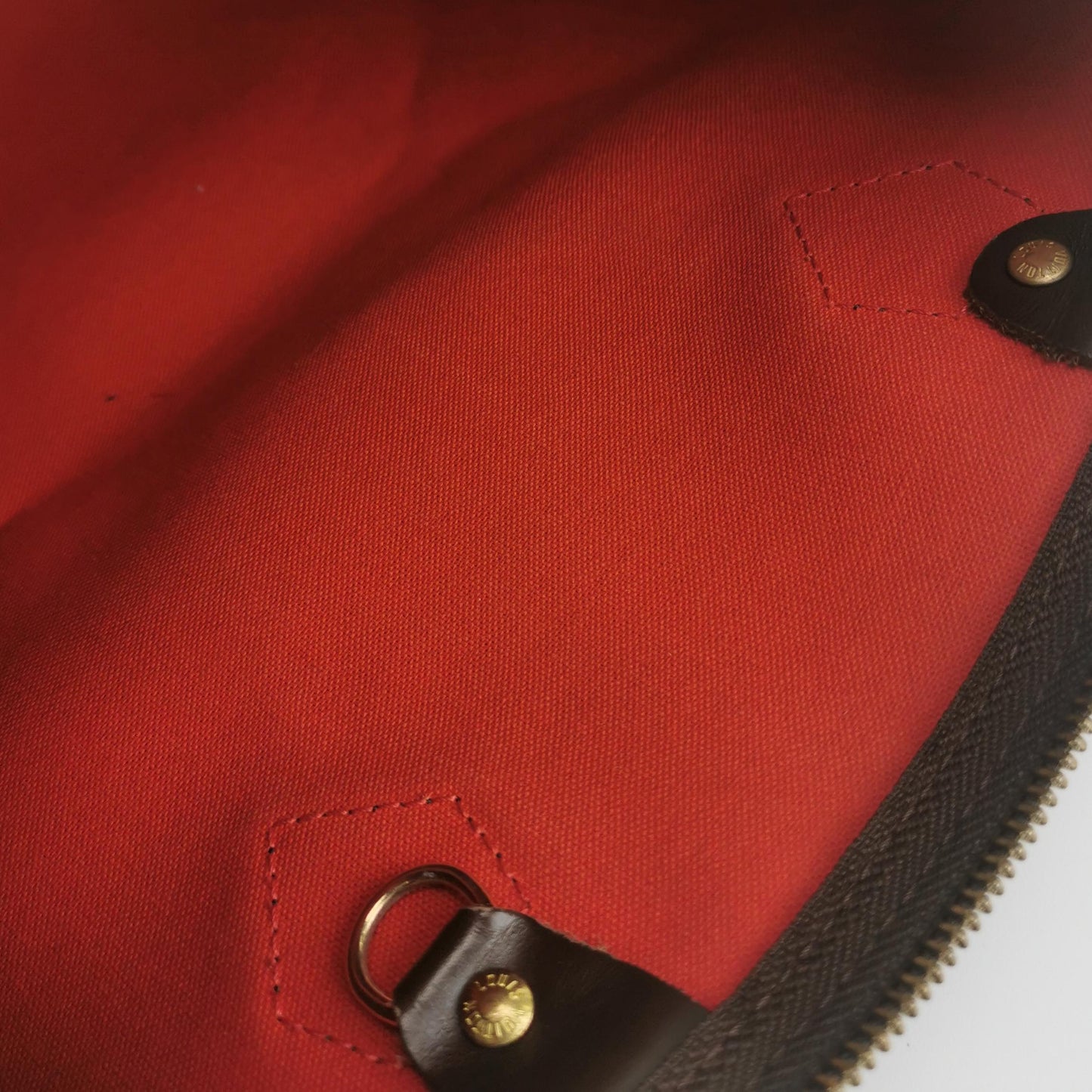 Louis Vuitton Damier Ebene Speedy 30 Satchel Handbag