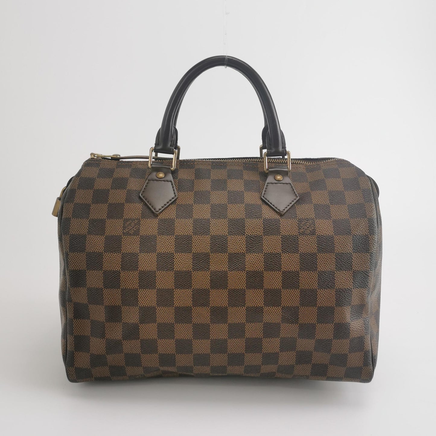 Louis Vuitton Damier Ebene Speedy 30 Satchel Handbag
