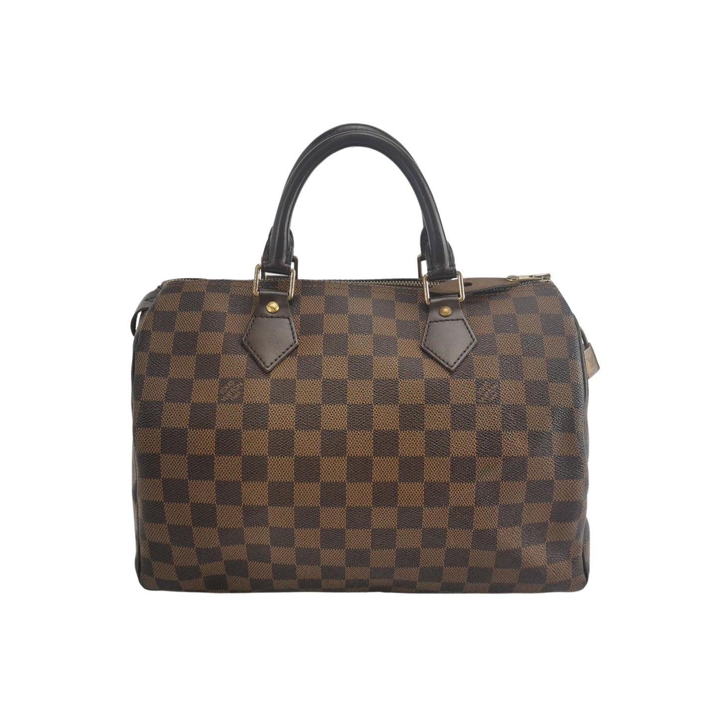 Louis Vuitton Damier Ebene Speedy 30 Satchel Handbag