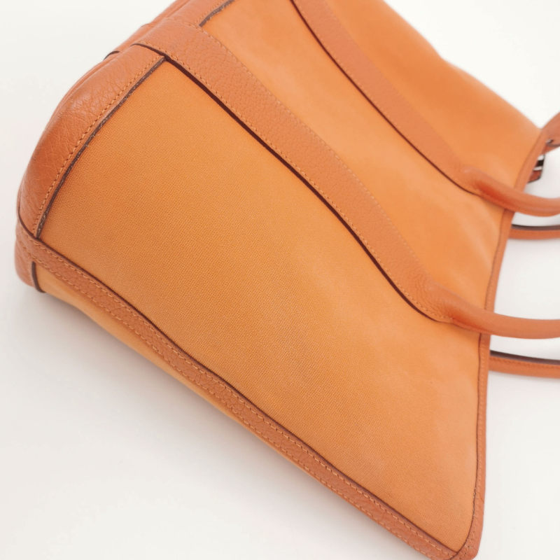 Hermes Garden Party Leather Tote 30 Orange