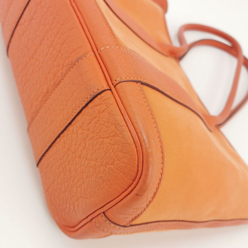 Hermes Garden Party Leather Tote 30 Orange