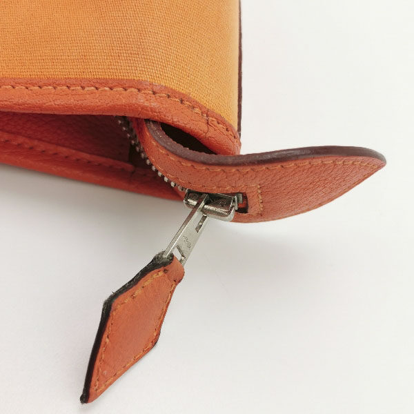 Hermes Garden Party Leather Tote 30 Orange