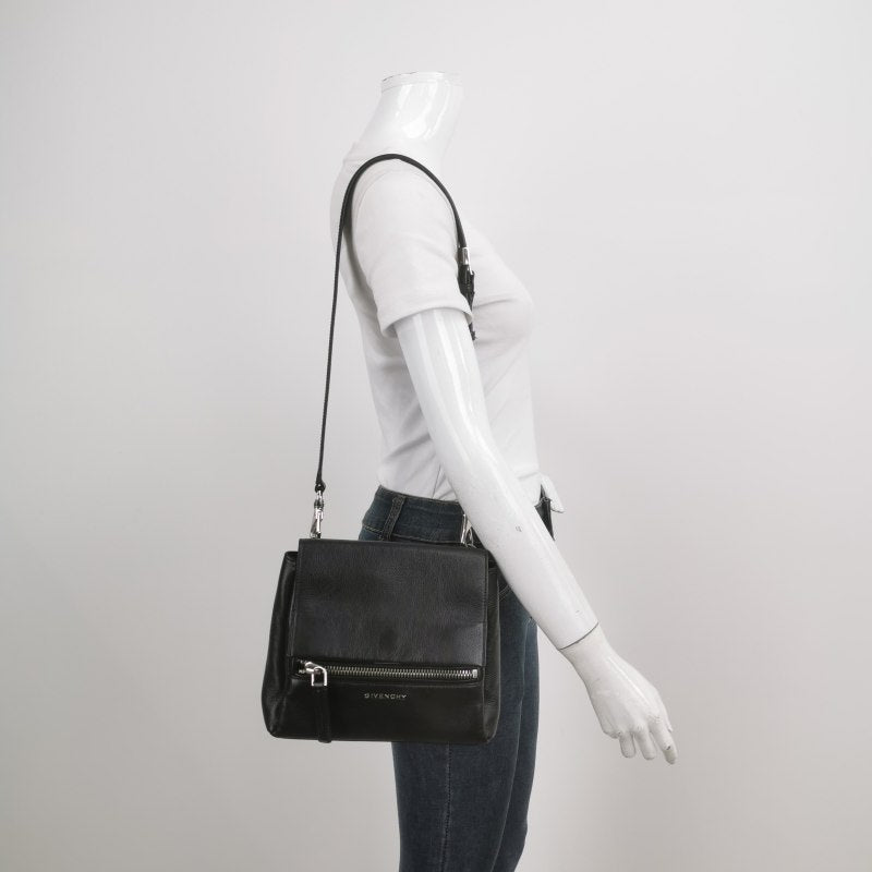 Givenchy Calfskin Mini Pandora Pure Flap Bag Black