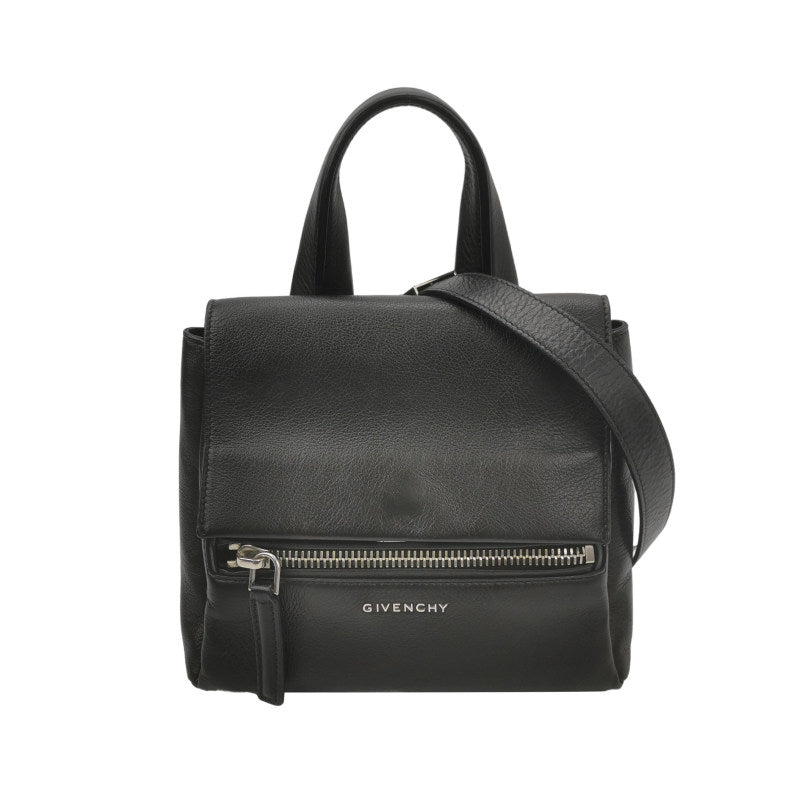 Givenchy Calfskin Mini Pandora Pure Flap Bag Black