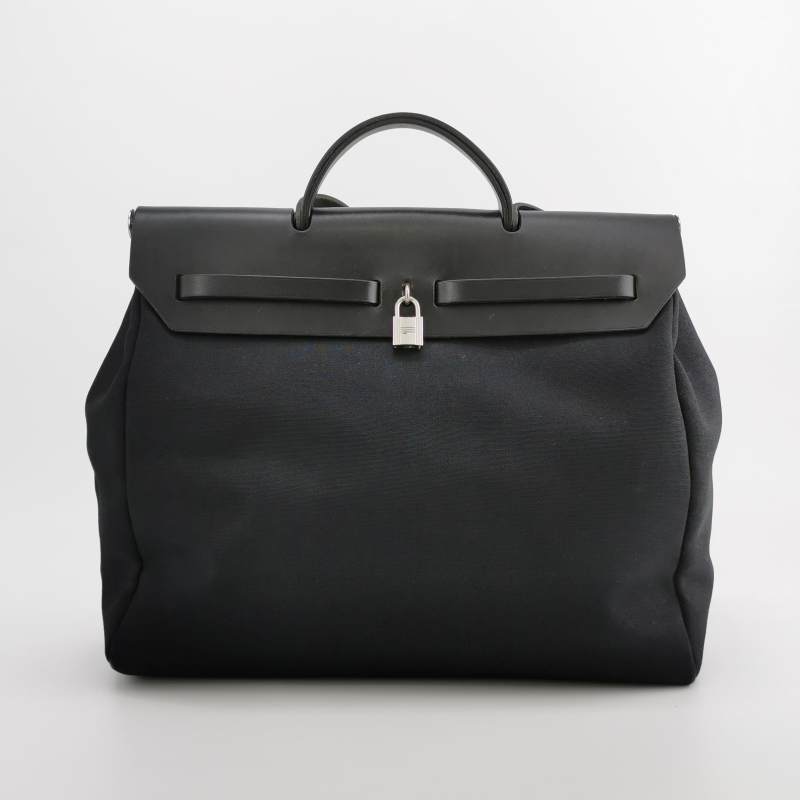 Hermes Toile Herbag 39 Vintage