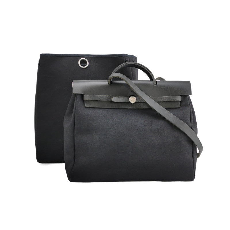 Hermes Toile Herbag 39 Vintage