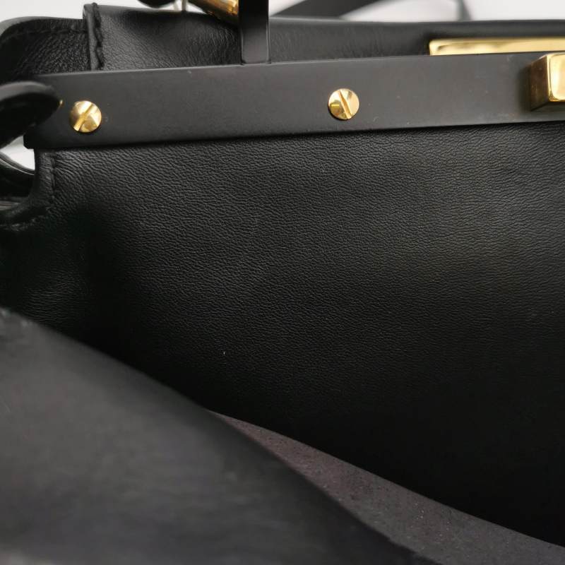Fendi Peekaboo Leather Crossbody Bag