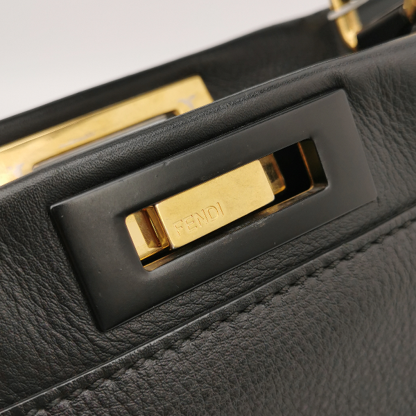Fendi Peekaboo Leather Crossbody Bag