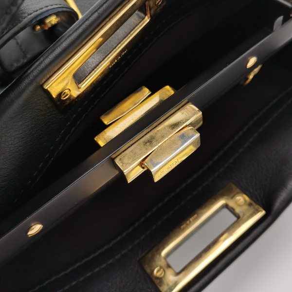 Fendi Peekaboo Leather Crossbody Bag