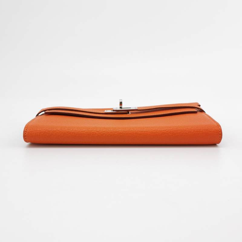 Hermes Orange Kelly Wallet