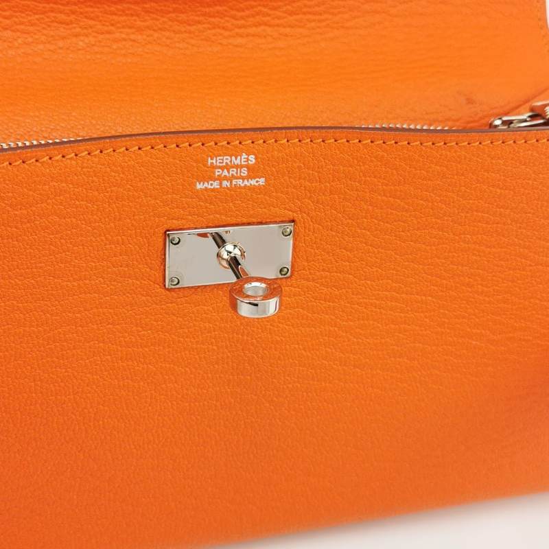 Hermes Orange Kelly Wallet