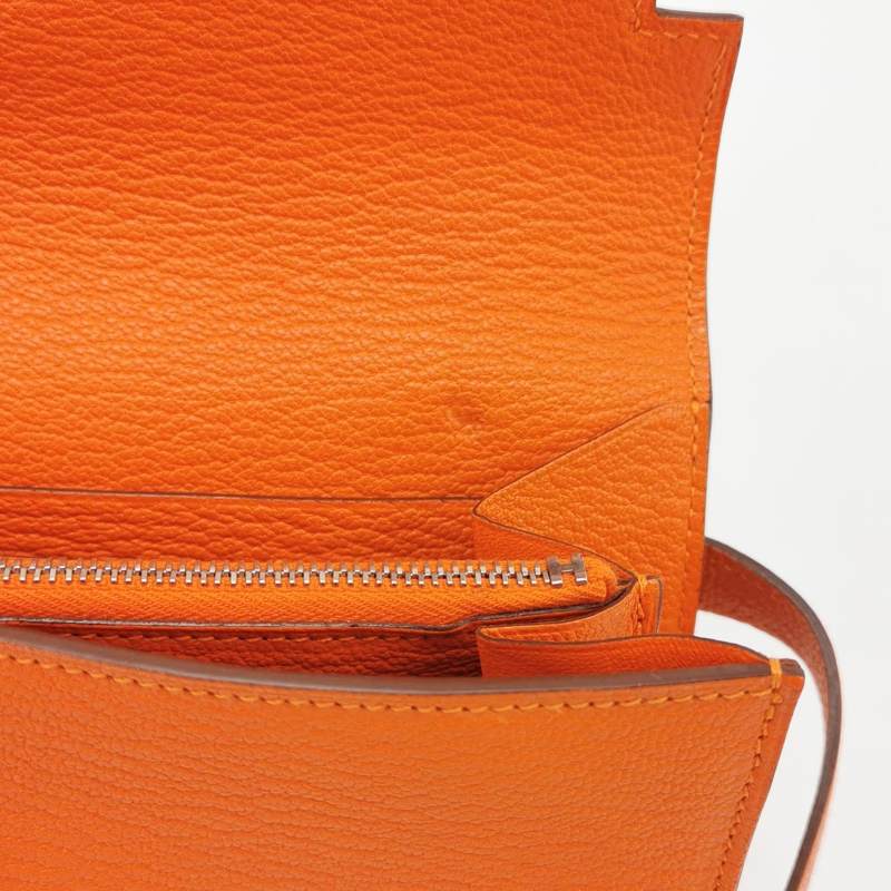Hermes Orange Kelly Wallet