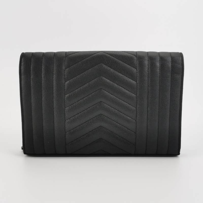 Saint Laurent Envelope Lambskin Leather Crossbody Bag