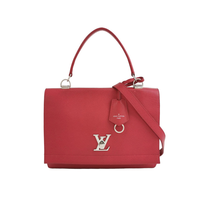 Louis Vuitton Lockme Bag Red Calfskin