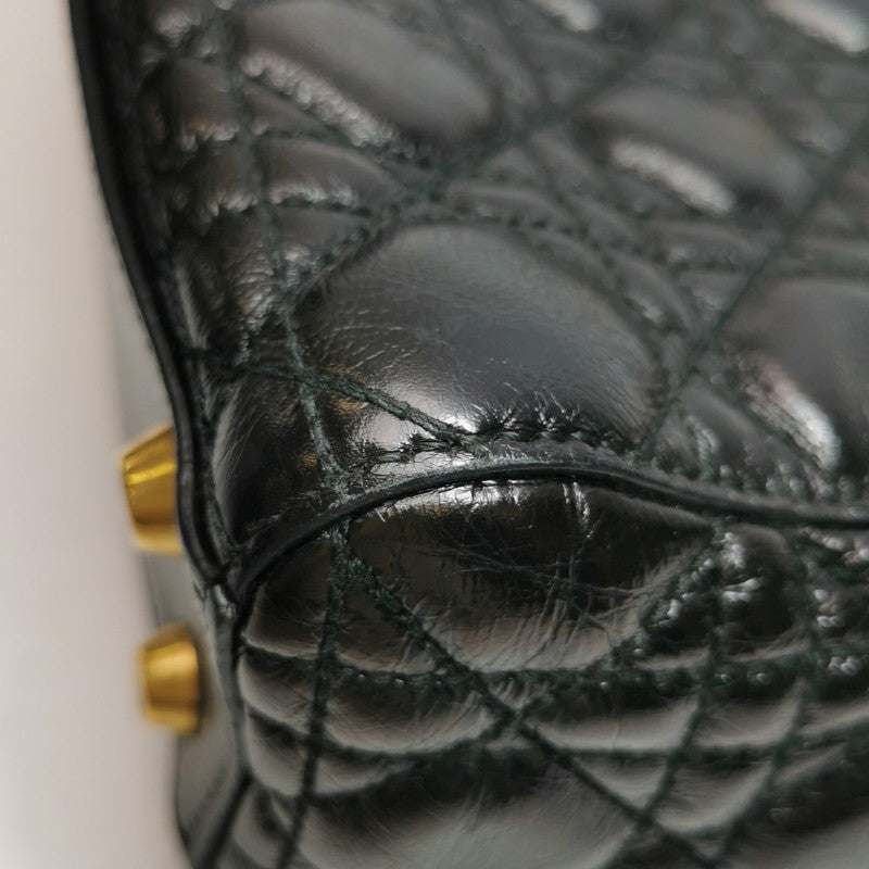 Dior My Lady Dior Leather Handbag Badge