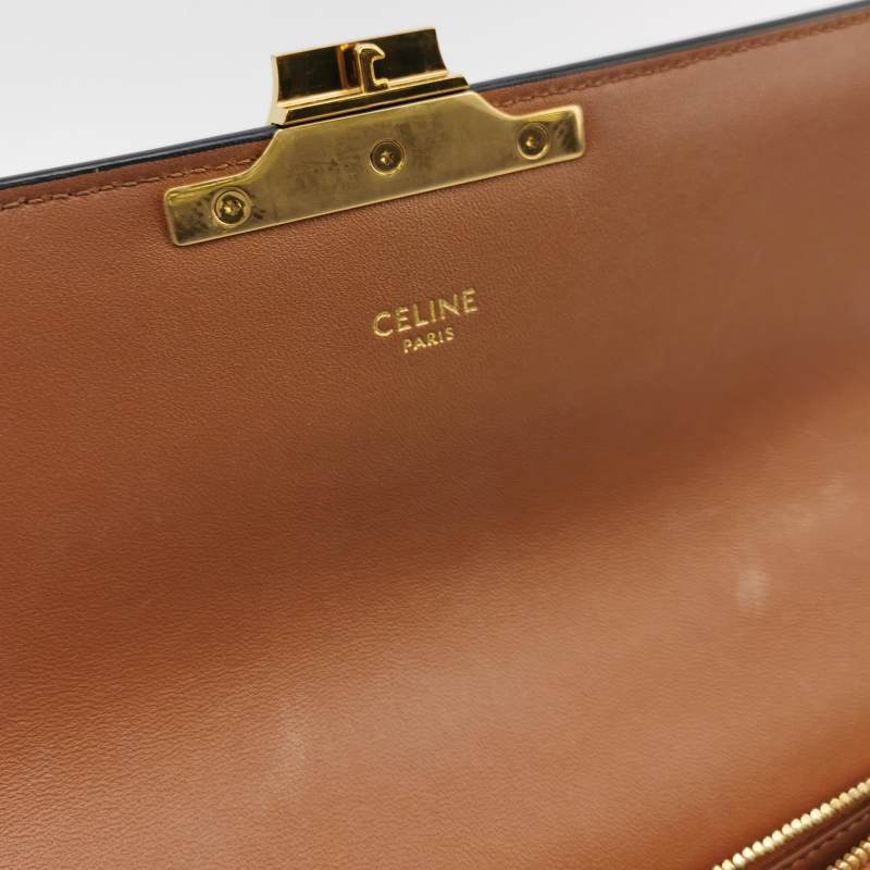 Celine Triomphe Chain Shoulder Bag