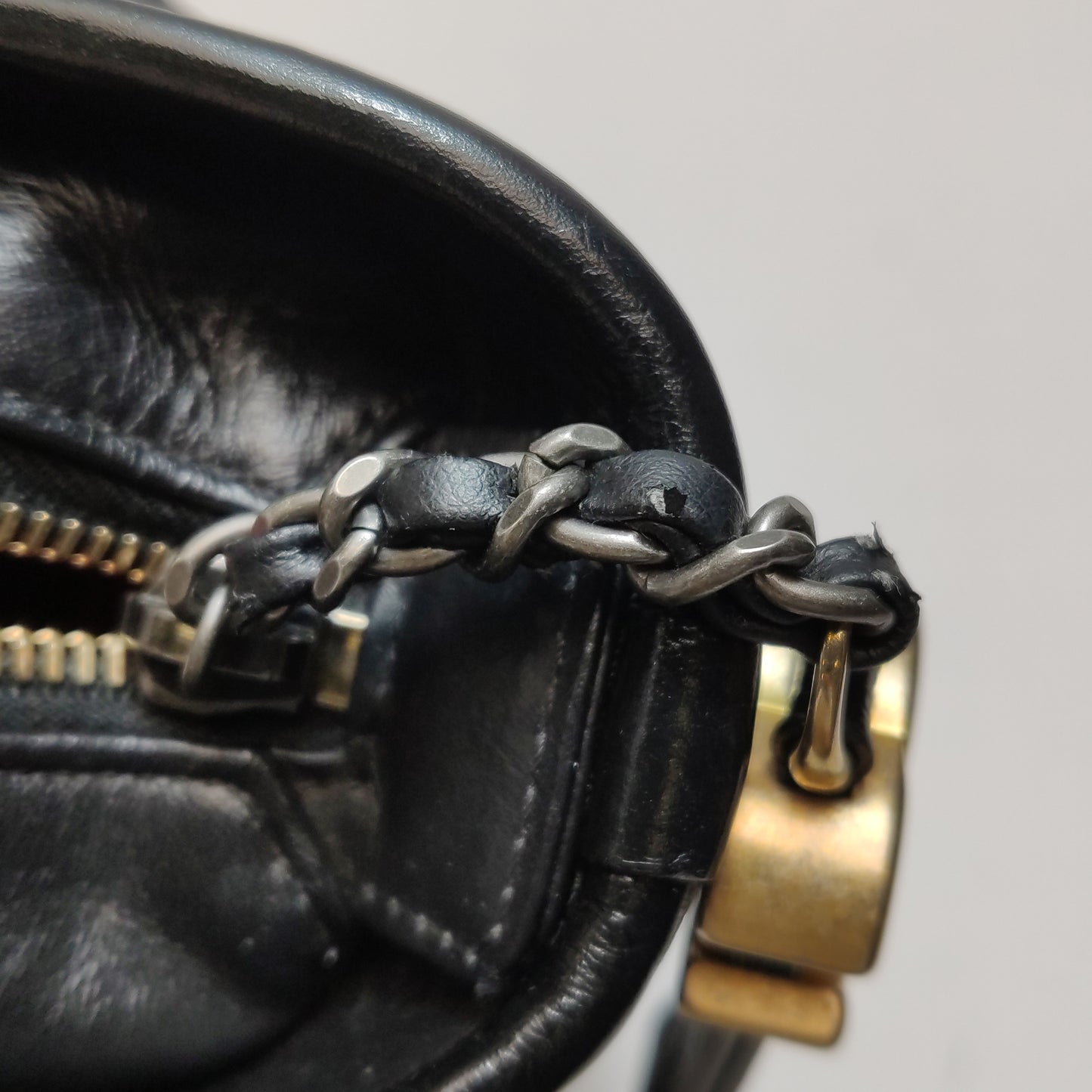 Chanel Gabrielle Hobo Bag Calfskin Black Medium