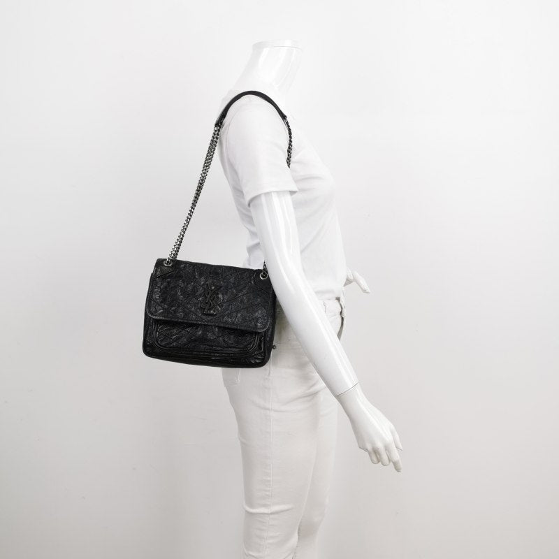 Saint Laurent Niki Leather Shoulder Bag