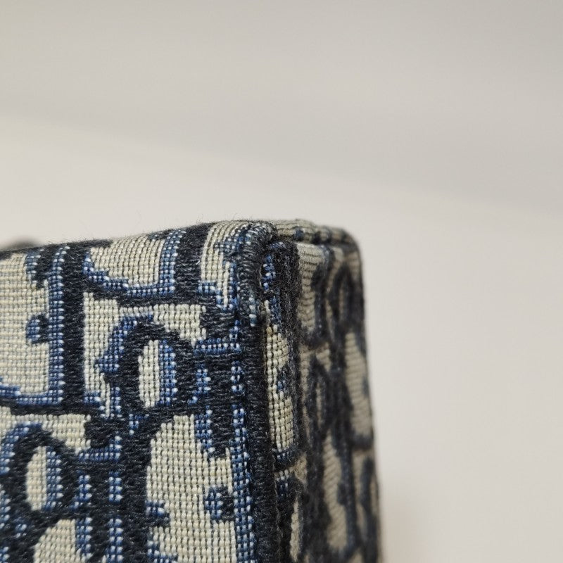 Dior Oblique 30 Montaigne Box Bag Blue