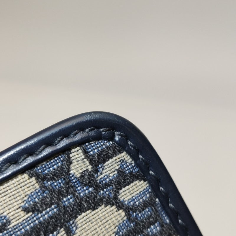 Dior Oblique 30 Montaigne Box Bag Blue