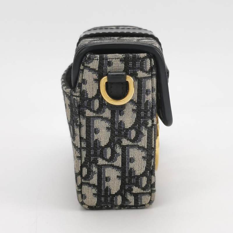 Dior Oblique 30 Montaigne Box Bag Blue