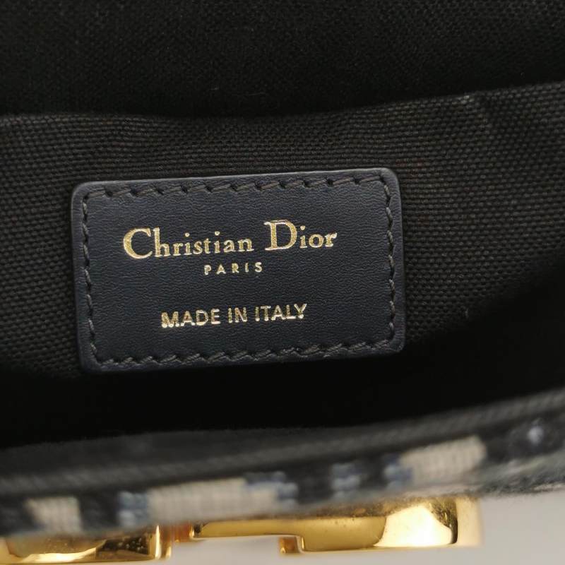 Dior Oblique 30 Montaigne Box Bag Blue