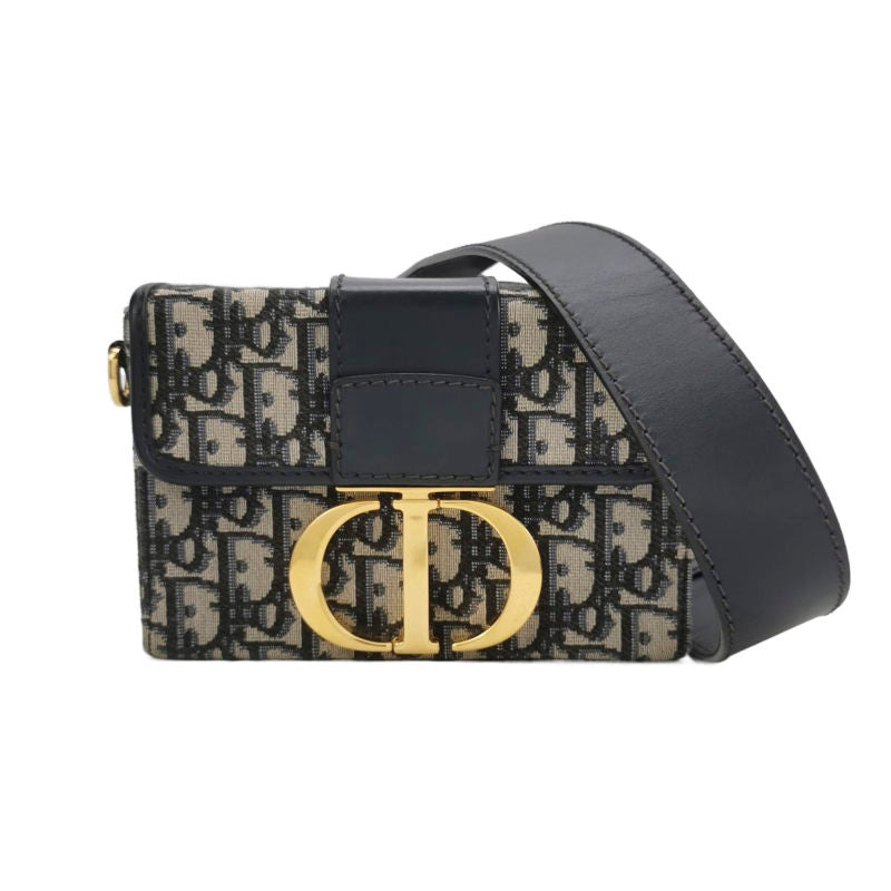 Dior Oblique 30 Montaigne Box Bag Blue