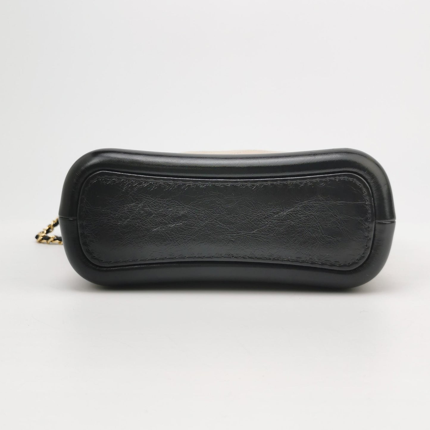Chanel Beige/Black Leather Small Gabrielle Shoulder Bag